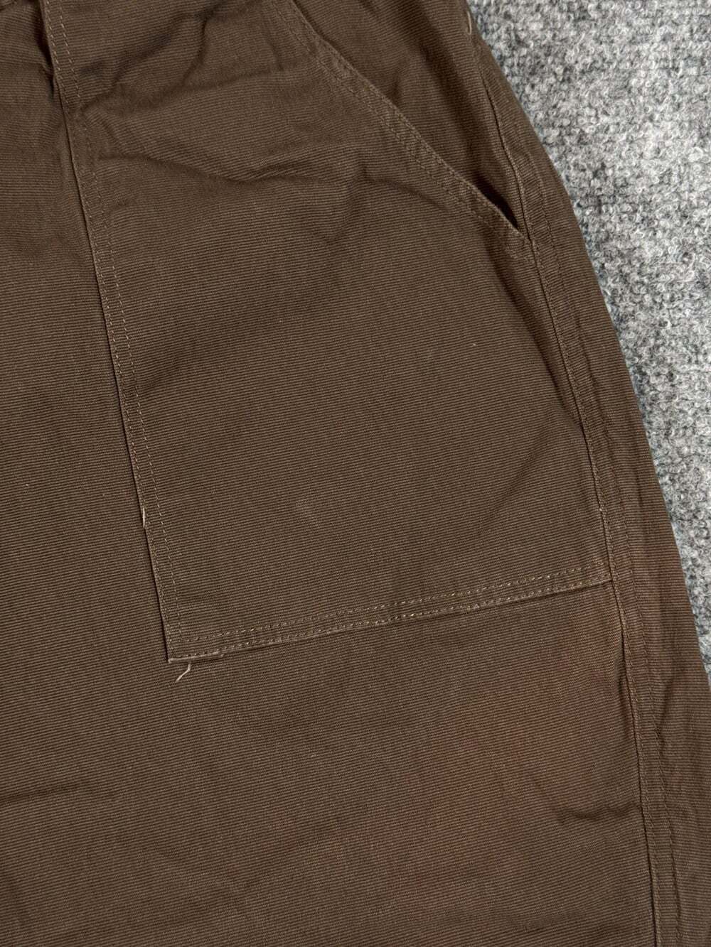 The Hundreds Men’s Streetwear Y2K Brown Cotton Twill Shorts Drawstring Size XL - Picture 6 of 9